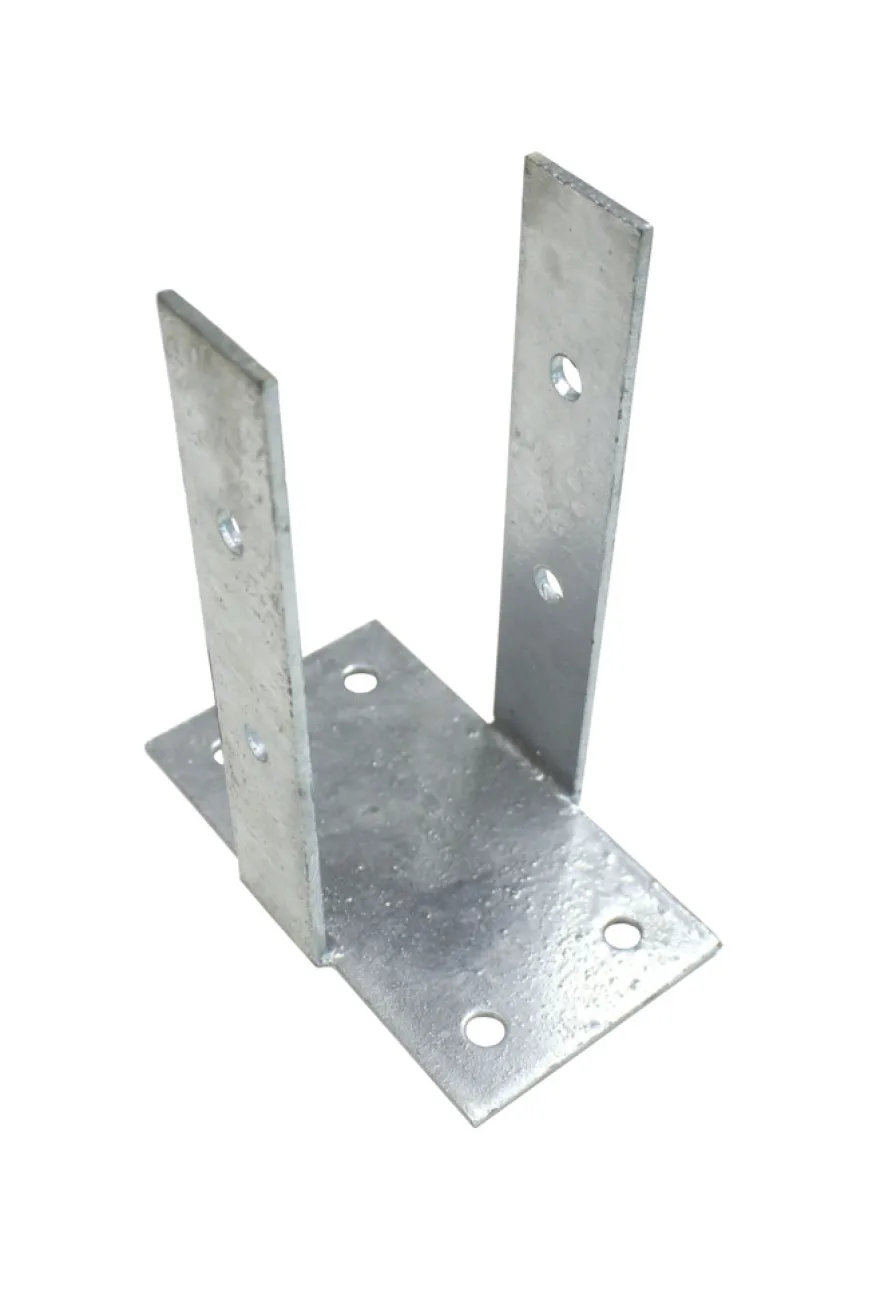 Palmako stolpefot med plate 90 x 90 mm