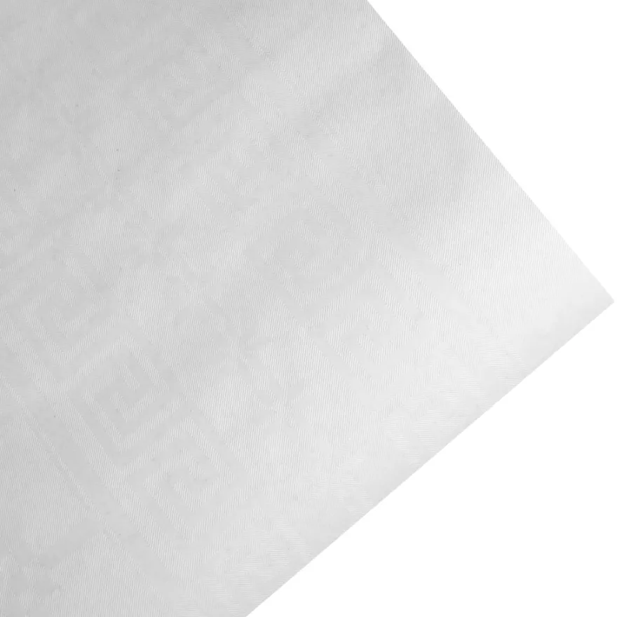 Papirduk hvit med mønster 1,2 x 8 meter