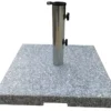 Parasollfot Freetown 50 x 50 x 6 cm grå granitt - Sunlife®