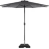 Parasollfot Freetown 50x50x6 cm svart granitt - Sunlife®