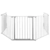 Peisgitter hvit 5-delt 135 x 75,5 x 115 cm - Glöd