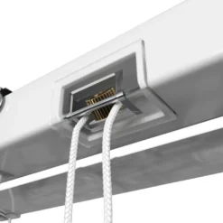 Persienne aluminium hvit 140 x 130 cm