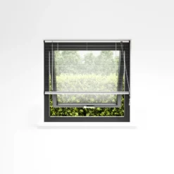Persienne aluminium hvit 80 x 130 cm