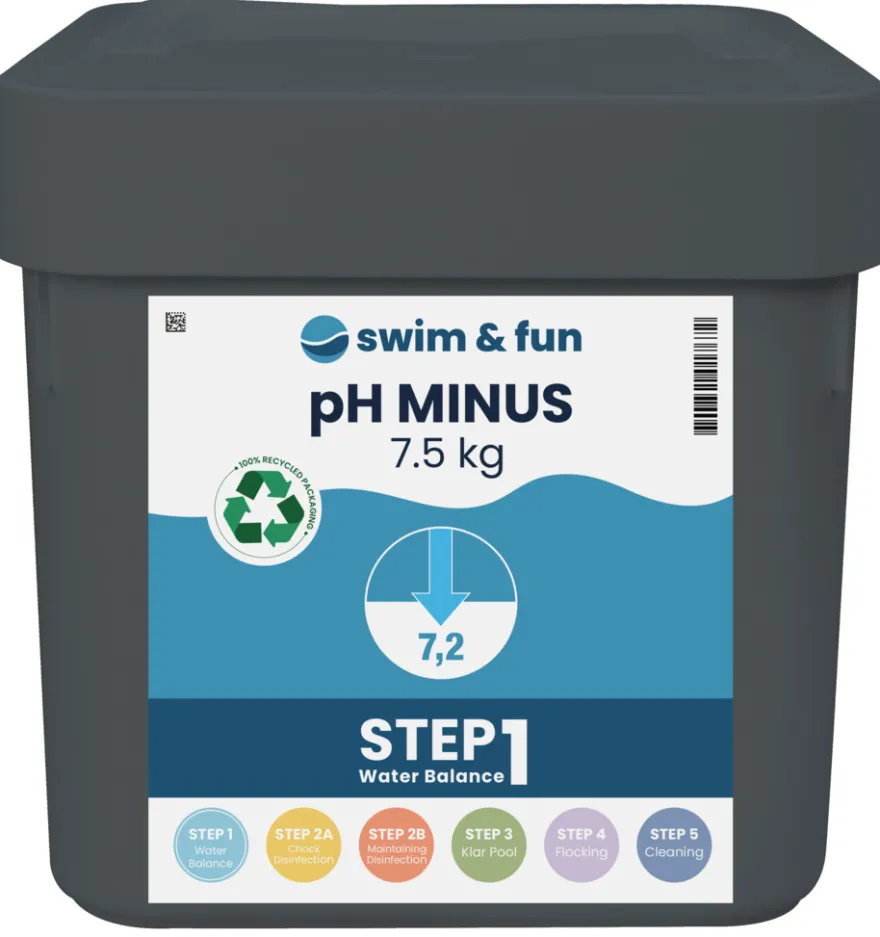 pH-Minus granulat 7,5 kg - Swim & fun