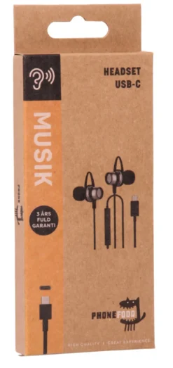 PhoneFood headset med USB-C