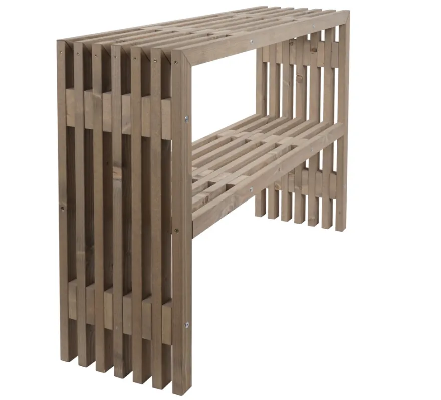 Plantebord rustikk 115 x 32 x 80 cm