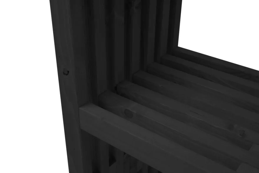 Plantebord svart 115 × 32 × 80 cm