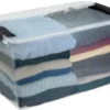 Plast1 oppbevaringsboks m/lokk klar - SystemBox 80