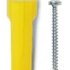 Plastplugg inkl. skrue 5,5 x 25 mm
