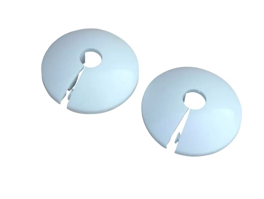 Plastrosett 1/2" hvit - 2 stk.