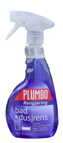 Plumbo Bad- og Dusjrens 0,5 liter