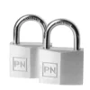 PN hengelås m/to nøkler 40 mm 2-pk.