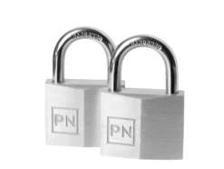 PN hengelås m/to nøkler 40 mm 2-pk.