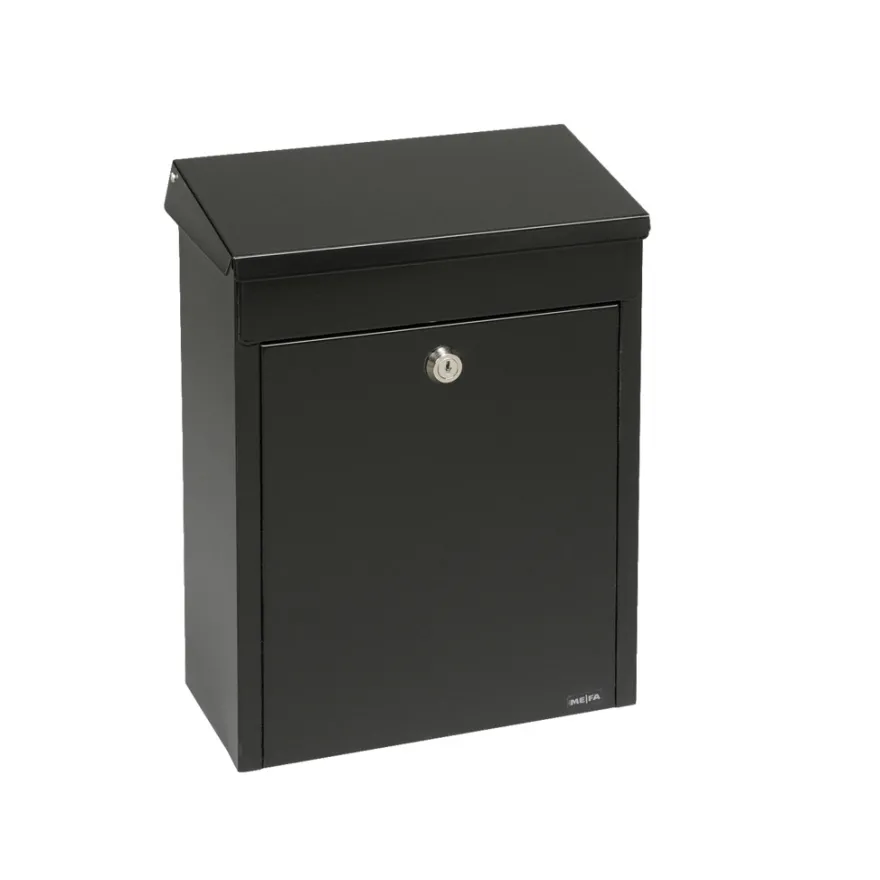 Postkasse 902 11 L Svart MEFA
