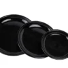 Pottefat blank svart Ø27 cm