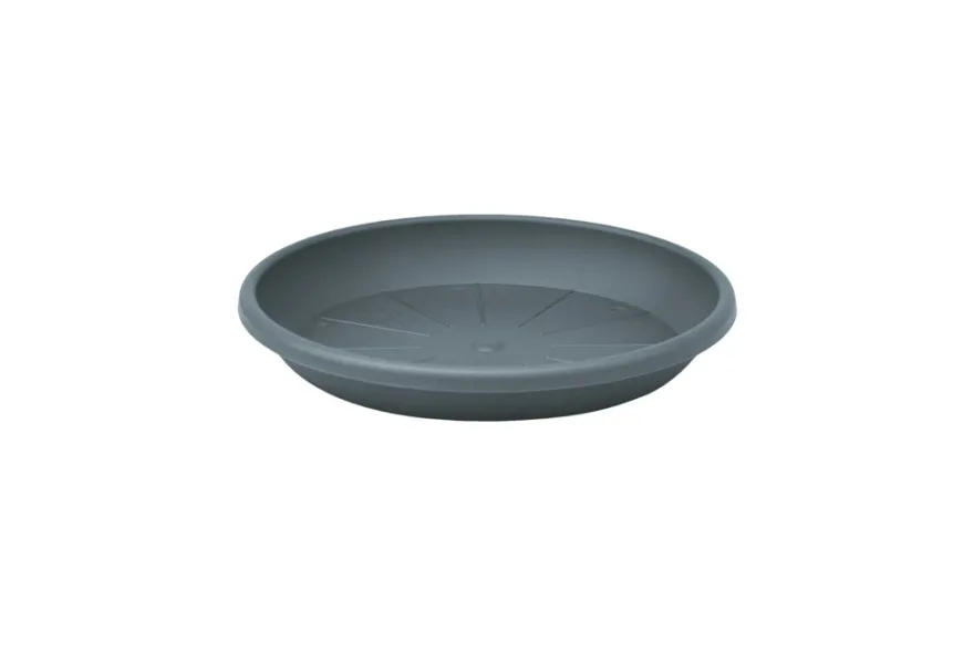 Pottefat Cylindro plast grå Ø25 cm
