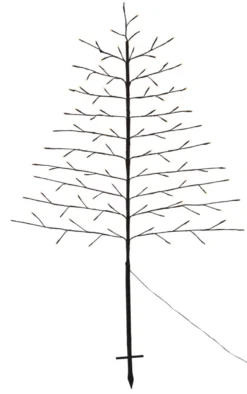 Pyntetre med 96 LED-pærer H150 cm