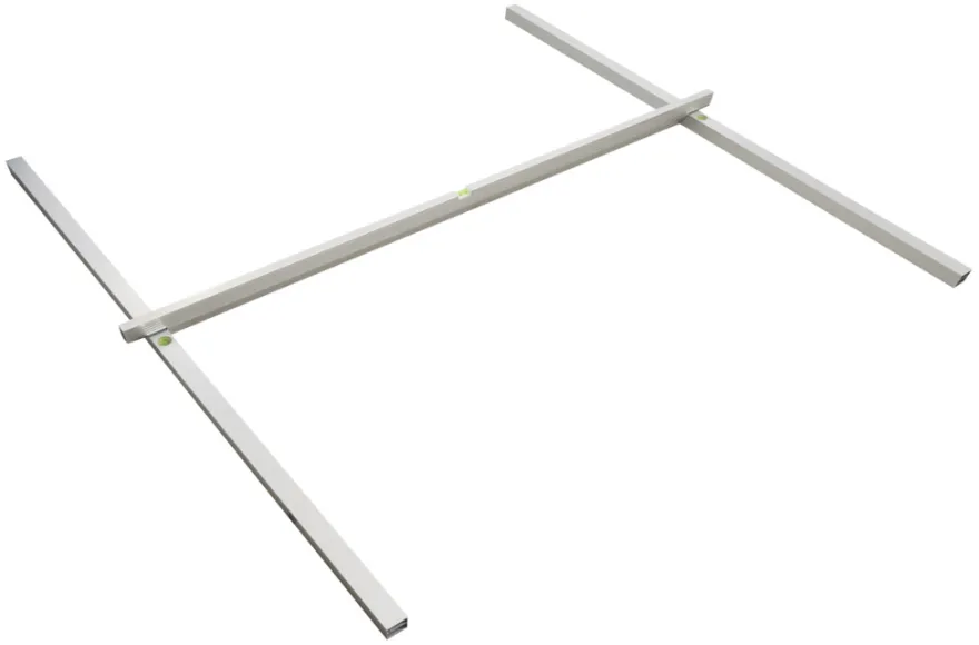 Rettholtsett aluminium 3 deler 2 meter - Probuilder
