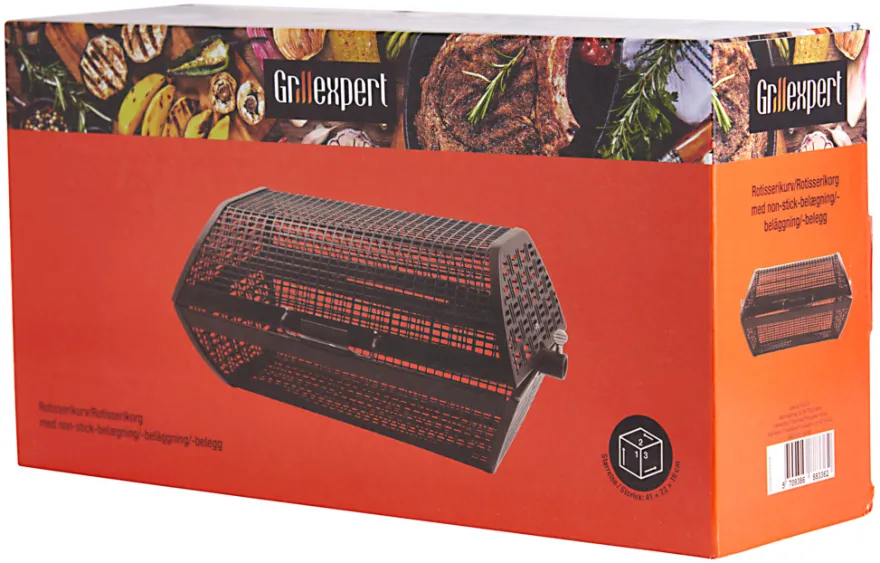 Rotisserikurv rund - Grillexpert