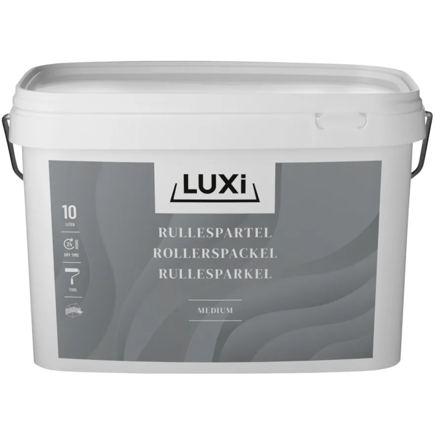 Rullesparkel lett 10 liter lys grå - Luxi