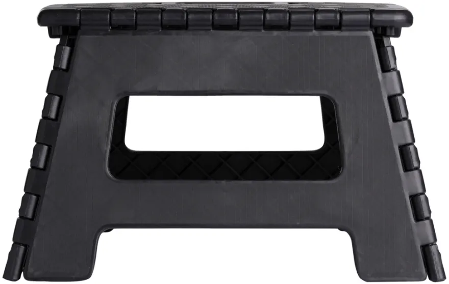 Sammenleggbar krakk svart 32 x 25 x 22 cm