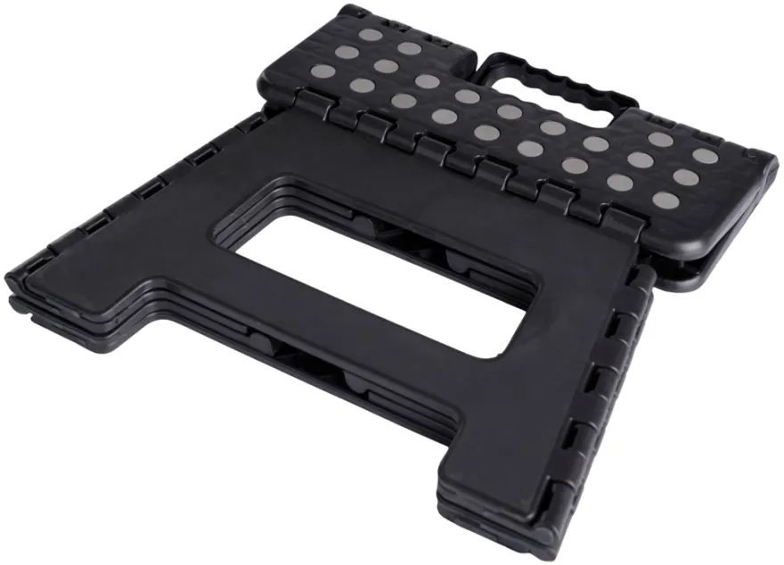 Sammenleggbar krakk svart 32 x 25 x 22 cm