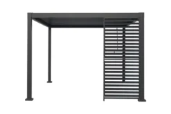 Sidepanel til pergola m/lameller - Outfit