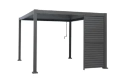 Sidepanel til pergola m/lameller - Outfit