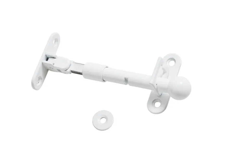 Sikringsbeslag med sperre universal hvit – Homefixer