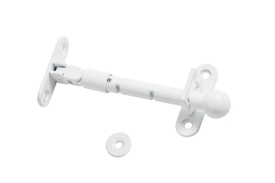 Sikringsbeslag med sperre universal hvit – Homefixer