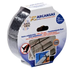 Sklisikker tape svart 25 mm x 5 meter