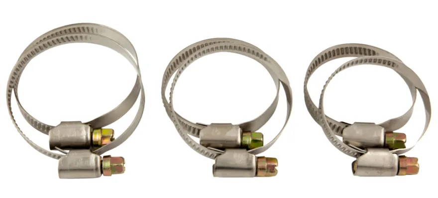 Slangeklemmer mix 1"- 1 1/4" - 1 1/2" - 6 stk.