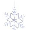 Snøfnugg med 24 LED akryl Ø40 cm
