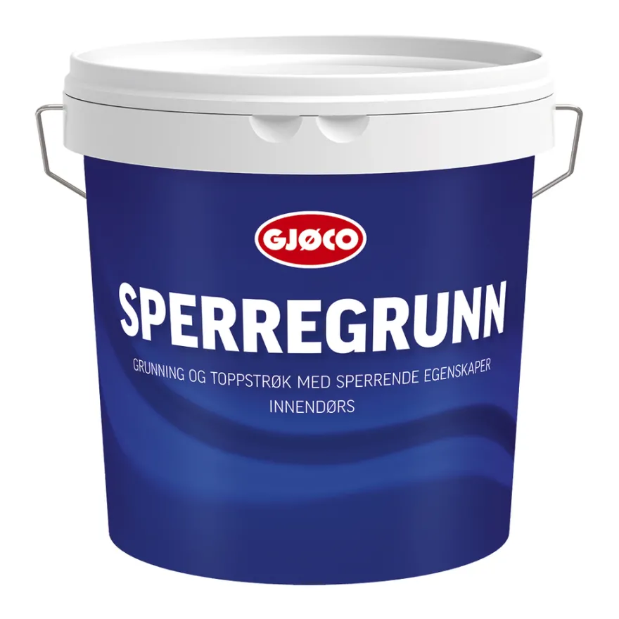 Sperregrunn hvit base 2,7 liter - Gjøco