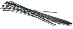 Stagstolpe svart Ø8 mm x 110 cm