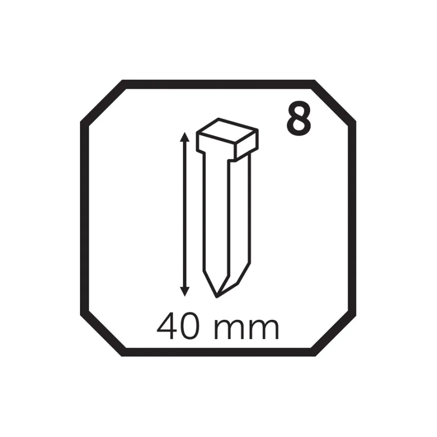 Stifter til spikerpistol 40 mm - 5000 stk.