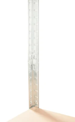 Stålreol m/4 hyller - 90 x 190 x 40 cm