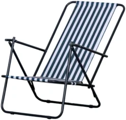 Strandstol Albany i metall og polyester - Sunlife®