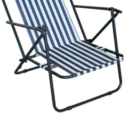 Strandstol Albany i metall og polyester - Sunlife®