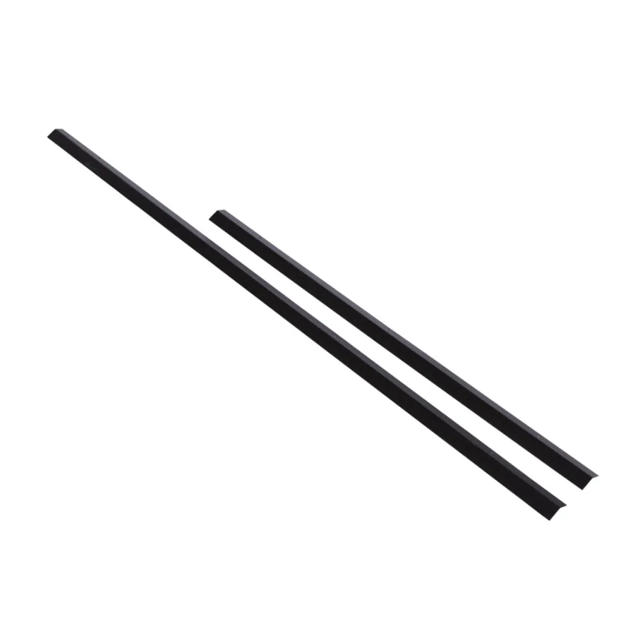 Svart profil med sneglekant 80 cm