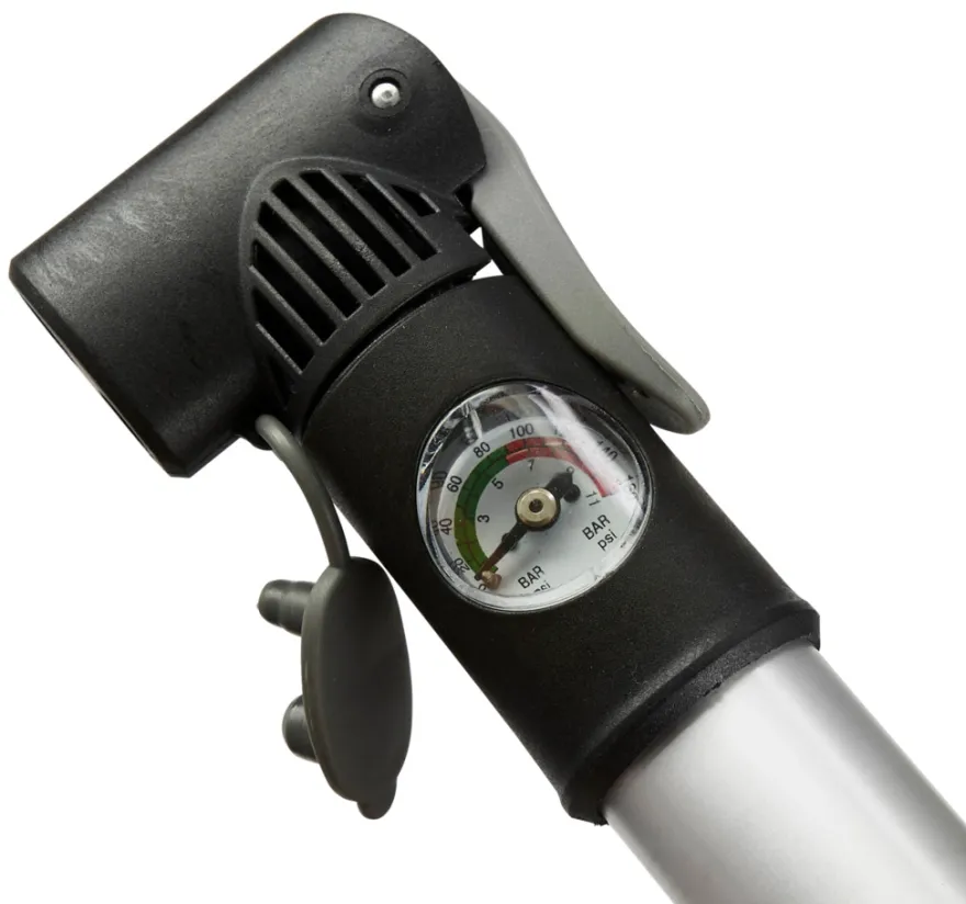 Sykkelpumpe mini m/manometer