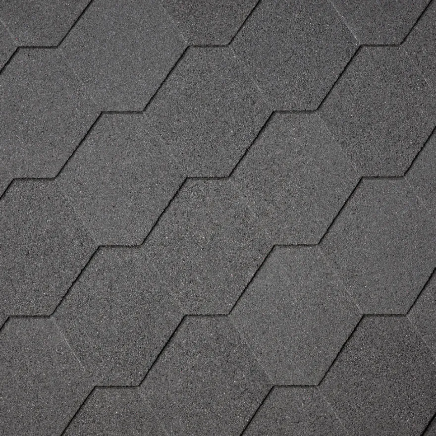 Takshingel svart pakke á 3 m²