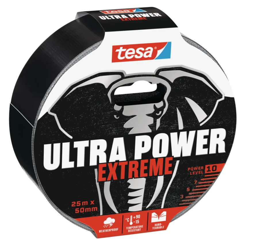 Tesa Ultra Power Extreme reparasjonstape 50 mm x 25 meter