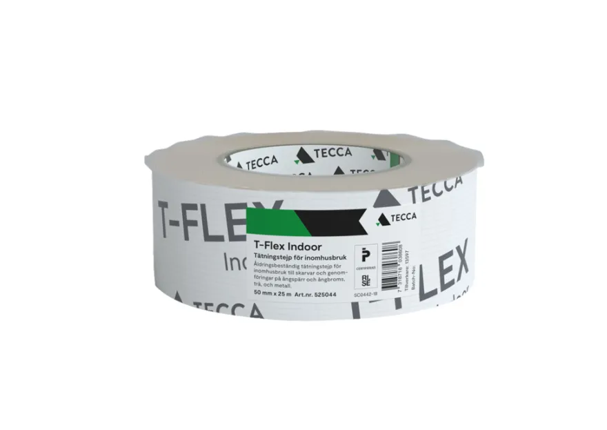 Tetningstape T-Flex Indoor 50 mm x 25 meter - Tecca