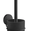 Toalettbørste vegghengt 35cm - svart