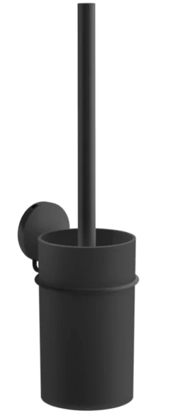 Toalettbørste vegghengt 35cm - svart