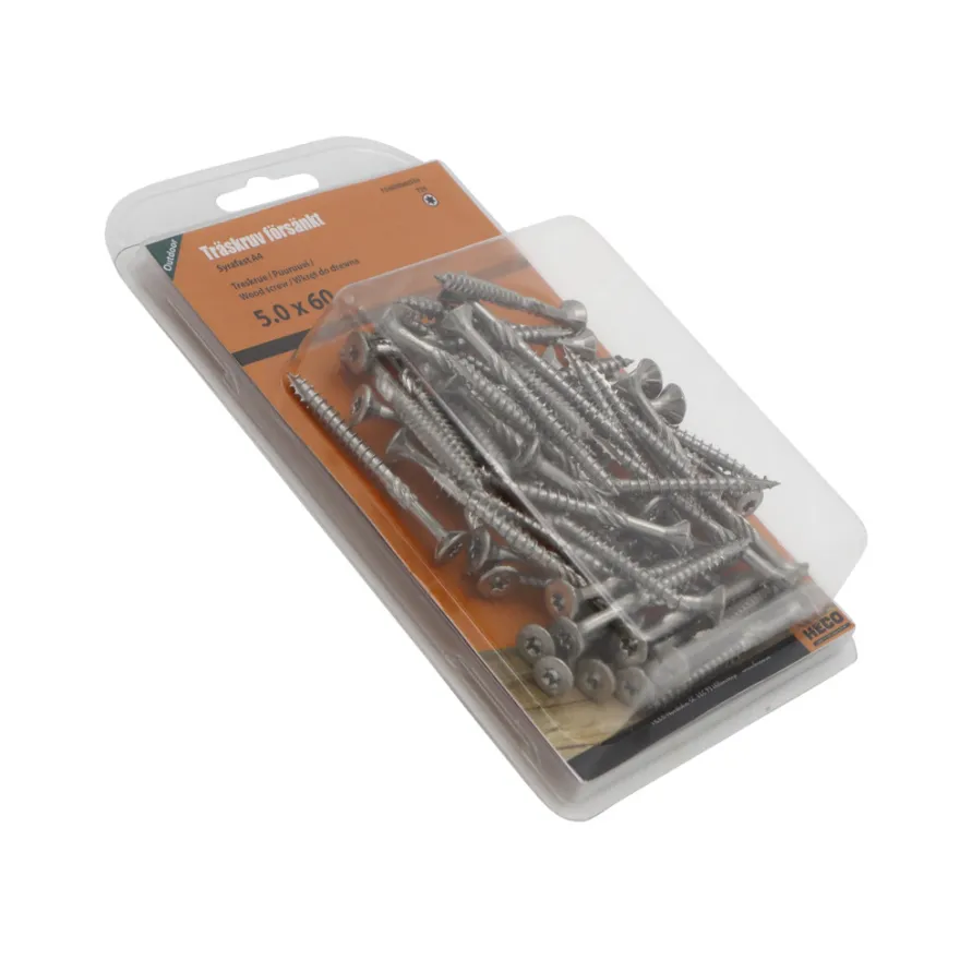 Treskrue A4 5 x 60 mm 50-pk. Heco