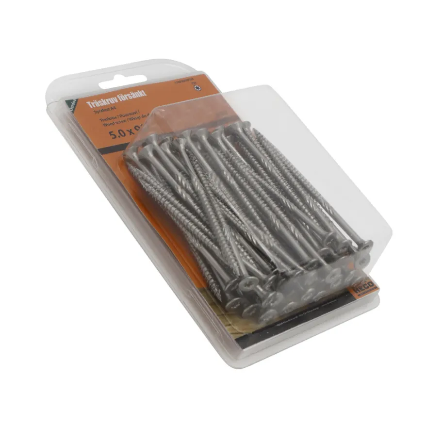 Treskrue A4 5 x 90 mm 50-pk. Heco