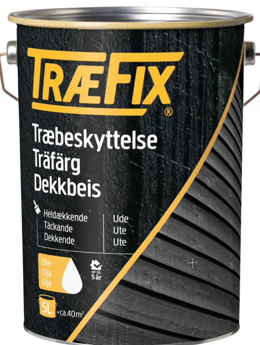 Træfix dekkbeis oljebasert lys dodenkop 5 liter