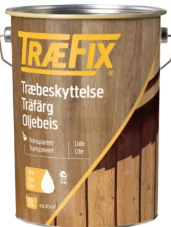 Træfix oljebeis transparent mahogni 5 liter